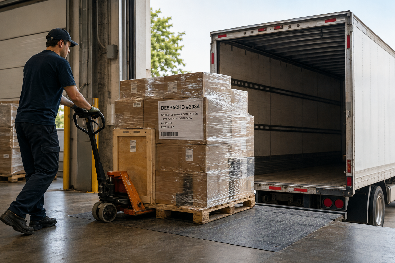 Operación de importación y bodega