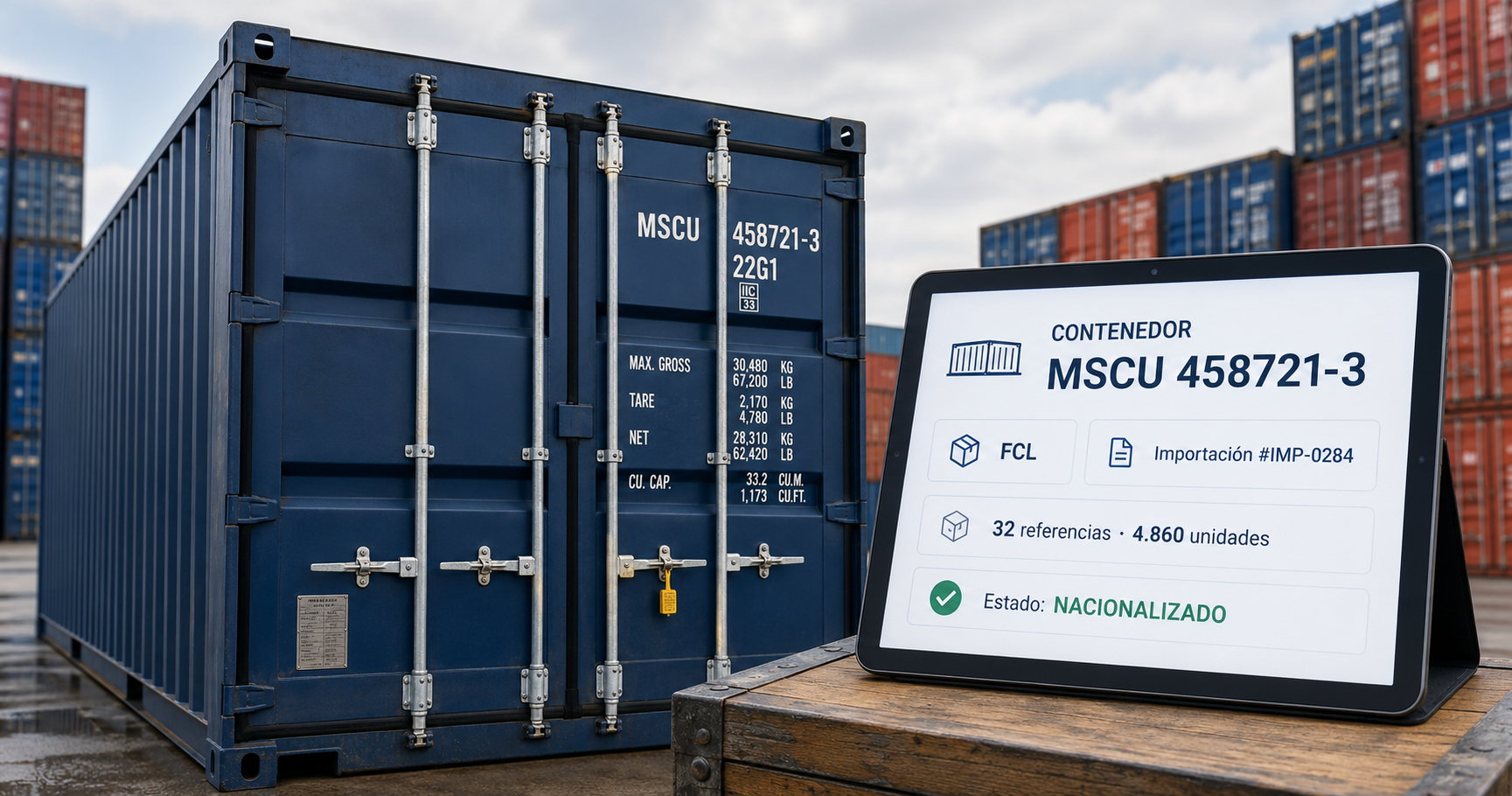 Contenedores e importaciones