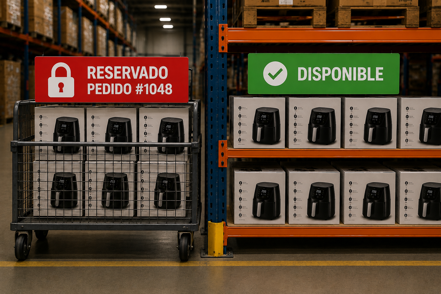 Inventario reservado por pedido