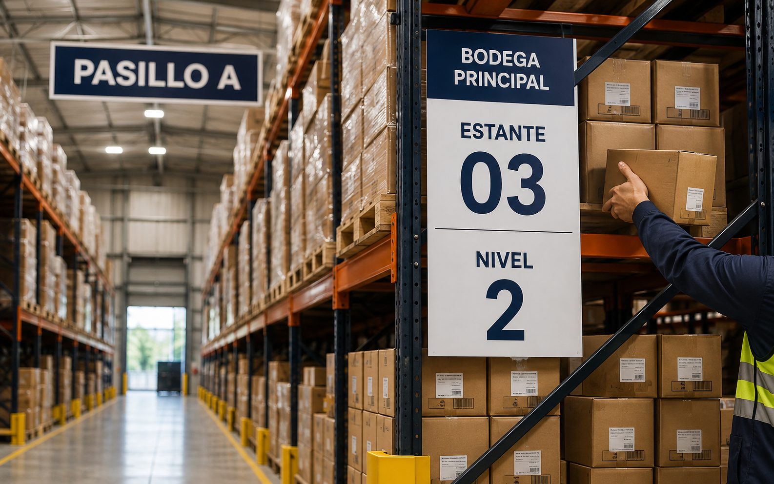 Ubicaciones dentro de bodega